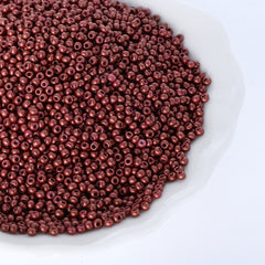 Glass Galvanized Seed Beads 12/0 Size 1.8mm GA-1039 Color WholesaleRhinestone