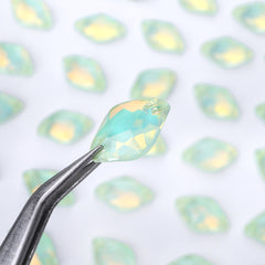 Light Azore AM Lemon Shape High Quality Glass Sew-on Rhinestones WholesaleRhinestone