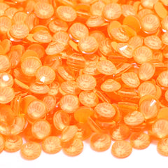 Neon Coral Orange Glass FlatBack Neon Rhinestones WholesaleRhinestone