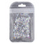 Trapeze Shape Crystal AB Unfoiled Flat Back Fancy Rhinestones