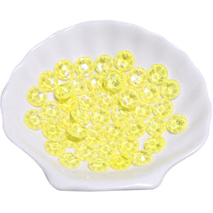 Electric Neon Light Topaz XIRIUS Round Shape High Quality Glass Sew-on Rhinestones WholesaleRhinestone