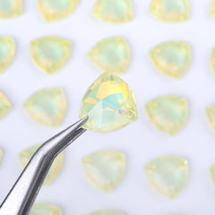 Jonquil AM Trilliant Shape High Quality Glass Sew-on Rhinestones WholesaleRhinestone