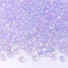 TMAB011 Transparent AB Drop Shape Glass Seed Beads WholesaleRhinestone