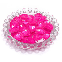 Electric Neon Fuchsia Trilliant Shape High Quality Glass Sew-on Rhinestones WholesaleRhinestone