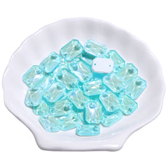 Electric Neon Light Azore Octagon Shape High Quality Glass Sew-on Rhinestones WholesaleRhinestone