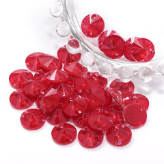 Mocha Light Siam Rivoli Shape High Quality Glass Sew-on Rhinestones WholesaleRhinestone