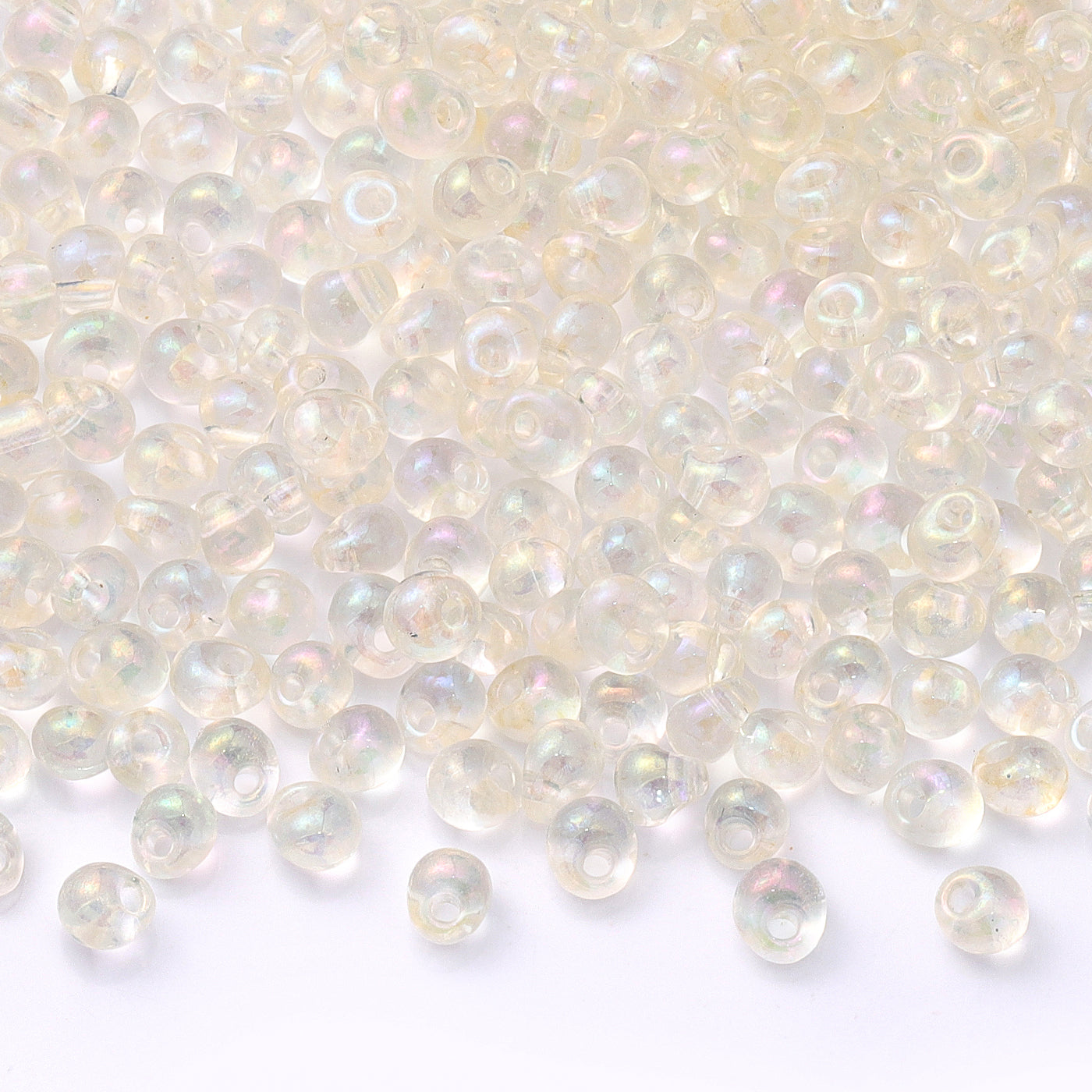 TMAB002 Transparent AB Drop Shape Glass Seed Beads WholesaleRhinestone