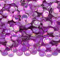 Crystal Lavender Purple Glass FlatBack Rhinestones Silver Back WholesaleRhinestone