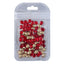 Red/Siam Magic Mirror Shape Pointed Back Fancy Rhinestones For Nail Art