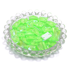 Electric Neon Peridot Rectangle Shape High Quality Glass Sew-on Rhinestones WholesaleRhinestone