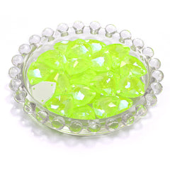 Electric Neon Jonquil Trilliant Shape High Quality Glass Sew-on Rhinestones WholesaleRhinestone