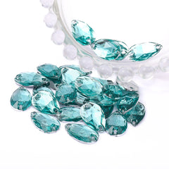 Drop Aquamarine Resin Sew-on Rhinestones For Dance Costume WholesaleRhinestone