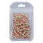 Light Peach Magic Mirror Shape Pointed Back Fancy Rhinestones For Nail Art