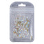 Forma de gota de lluvia Crystal AB Flat Back Rhinestones elegantes