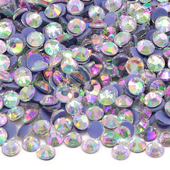 Glitter Pink Glass HotFix Rhinestones WholesaleRhinestone