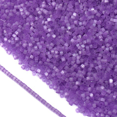 Transparent Violet Silk Satin Cat's Eye Color Hight Quality Glass Cylinder Seed Beads 1.6 MM Size MY4011 WholesaleRhinestone