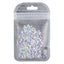 Moon Shape Crystal AB Unfoiled Flat Back Fancy Rhinestones