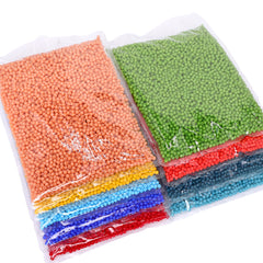 Various Colors 4.5 MM Round Shape Glass Seed Beads for Bracelets and Jewelry Making In Bulk Package WholesaleRhinestone