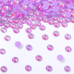 Mocha Shimmer Lt Purple Glass Flat Back Rhinestones WholesaleRhinestone