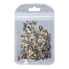 Mixed Shapes Aurum Flat Back Fancy Rhinestones For Nail Art WholesaleRhinestone