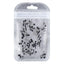 Square Shape Black Flat Back Fancy Rhinestones