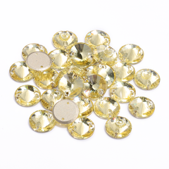 Jonquil Rivoli Shape High Quality Glass Sew-on Rhinestones WholesaleRhinestone