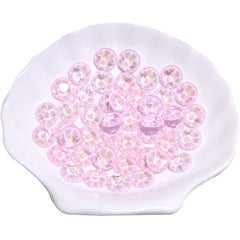 Electric Neon Light Rose XIRIUS Round Shape High Quality Glass Sew-on Rhinestones WholesaleRhinestone