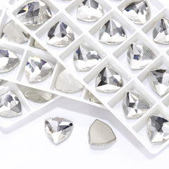 Crystal Trilliant Shape High Quality Glass Beveled Flat Back Rhinestones WholesaleRhinestone