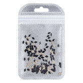 Rhombus Shape Black Flat Back Fancy Rhinestones