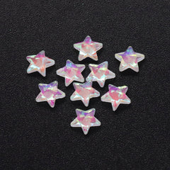 Star Shape Mocha White Flat Back Fancy Rhinestones WholesaleRhinestone