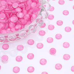 Mocha Neon Pink Glass Flat Back Rhinestones WholesaleRhinestone