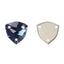 Montana Trilliant Shape High Quality Glass Sew-on Rhinestones WholesaleRhinestone