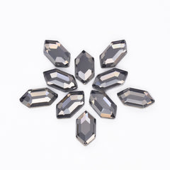 Schmetterlingsform schwarzer flacher Rücken -Fantasie -Strasssteine