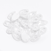 Mocha White Drop Shape High Quality Glass Sew-on Rhinestones WholesaleRhinestone