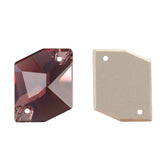 Burgundy Cosmic Shape High Quality Glass Sew-on Rhinestones WholesaleRhinestone