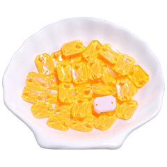 Electric Neon Sunflower Octagon Shape High Quality Glass Sew-on Rhinestones WholesaleRhinestone