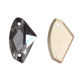 Black Diamond Galactic Shape High Quality Glass Sew-on Rhinestones WholesaleRhinestone