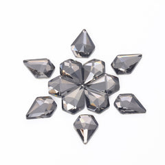 Schmetterlingsform schwarzer flacher Rücken -Fantasie -Strasssteine