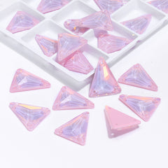 Slim Triangle Shape Rosaline AM High Quality Glass Sew-on Rhinestones WholesaleRhinestone