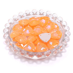 Elektrisk neon solros trilliant form högkvalitativ glas Sew-on Rhinestones