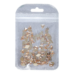 Mixed Shapes Golden Shadow Flat Back Fancy Rhinestones For Nail Art WholesaleRhinestone