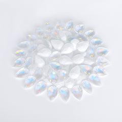 Crystal AM Drop Shape Glass Pointed Back Fancy Rhinestones WholesaleRhinestone