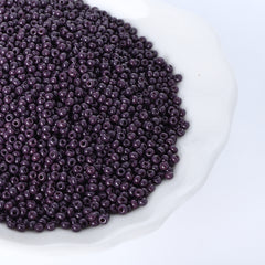 Glass Galvanized Seed Beads 12/0 Size 1.8mm GA-1049 Color WholesaleRhinestone