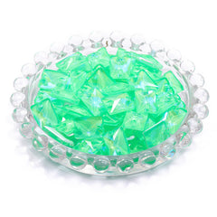 Electric Neon Greenwrap Rectangle Shape High Quality Glass Sew-on Rhinestones WholesaleRhinestone
