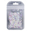 Trapezoid Shape Crystal AB Unfoiled Flat Back Fancy Rhinestones