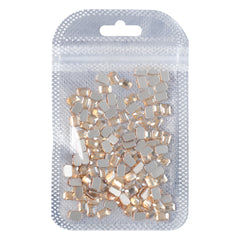 Octogone Shape Golden Shadow Flat Back Fancy Risestones