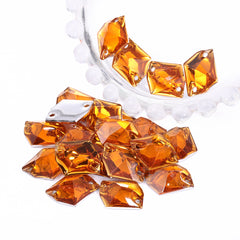 Cosmic Orange Resin Sew-on Rhinestones For Dance Costume WholesaleRhinestone