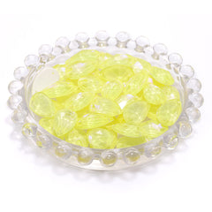 Electric Neon Light Topaz Drop Shape High Quality Glass Sew-on Rhinestones WholesaleRhinestone