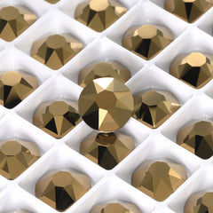 Dorado XIRIUS Round Shape High Quality Glass Beveled Flat Back Rhinestones WholesaleRhinestone