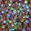 Mocha Shimmer Coffee Glass Flat Back Rhinestones WholesaleRhinestone